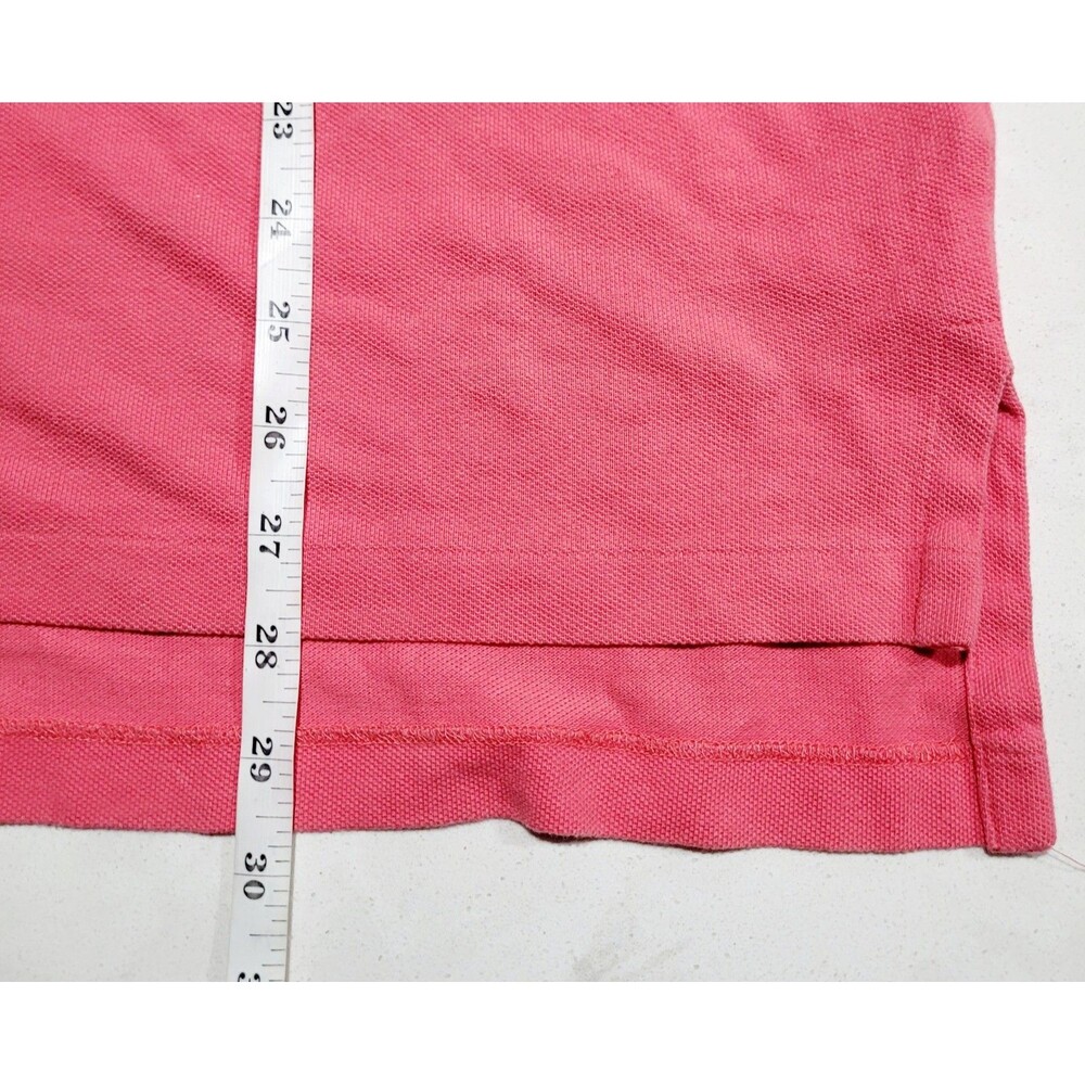 Polo Ralph Lauren Salmon Pink Polo Shirt XL Pink w Classic Pony Logo 100% Cotton - Picture 5 of 8